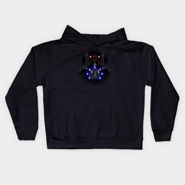 Chrono Trigger, Screenshot Recreation Kids Hoodie by kovachconcepts